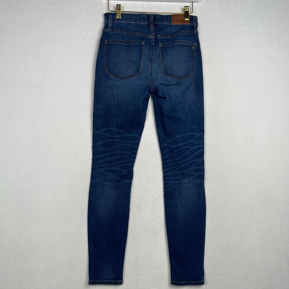 Madewell Denim 9" High Rise Skinny Jeans‎ with Stretch, SIZE 26 (Size 2) - Picture 4 of 15